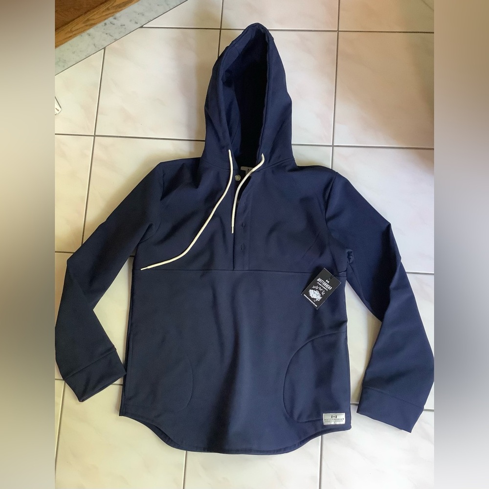 Muttonhead Navy Waterproof Pullover